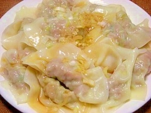 つるつるっと簡単水餃子